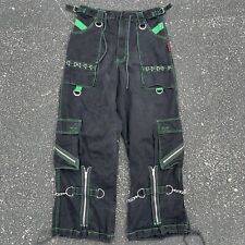 Y2K Vintage Tripp NYC Bondage Rave Pants Nu Metal Wide Leg Mallgoth Size 30 Smal for sale  Shipping to South Africa