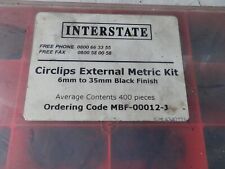 Box interstate circlips for sale  KIDDERMINSTER