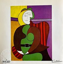 Estampado de Pablo Picasso, El sillón rojo, 1931 - Placa de color firmada con punta a mano  segunda mano  Embacar hacia Argentina