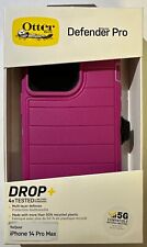 Capa Otterbox Defender PRO caixa aberta com clipe para iPhone 14 Pro Max (6,7") rosa, usado comprar usado  Enviando para Brazil