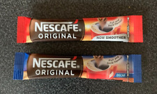 Nescafe Coffee Sticks Original / Decaffeinated  1 Cup 1.2g Serving - BBE 11/2025, used for sale  Shipping to South Africa