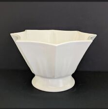 Vintage ICTC England White Ironstone Bowl Pedestal Centerpiece Style 1970's for sale  Shipping to South Africa