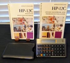 Usado, Calculadora financeira, estojo e manuais vintage Hewlett Packard funcionando HP 12C comprar usado  Enviando para Brazil