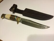 Damascus steel bowie for sale  Lansdale