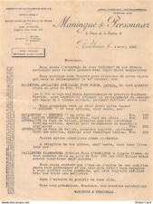 1923 importation charbons d'occasion  France