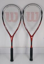 Wilson CS Muscle 190 - Squash Racket - Carbon Fiber-Alloy - x2 - Red/White/Black for sale  Shipping to South Africa