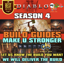 ✨SEASON 4✨BUILD GUIDES END GAME BUILD✨GEAR GREATER AFFIX ITEM ASPECT✨DIABLO 4✨ for sale  Shipping to South Africa