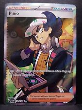 Pinio 252/193 Rozwój w Paldea Full Art Pokémon Karta Pokemon Niemiecka prawie idealna, używany na sprzedaż  Wysyłka do Poland