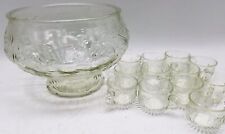 Clear glass punch for sale  Traverse City