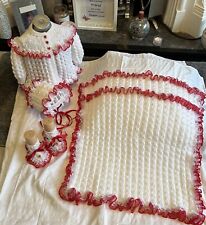 Hand knitted baby for sale  LONDON