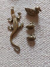Brass lizard ducks for sale  NEW MILTON