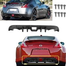 Para 09-21 Nissan 370Z Shark 4 aletas para-choque traseiro difusor Valance Vortex preto PP, usado comprar usado  Enviando para Brazil