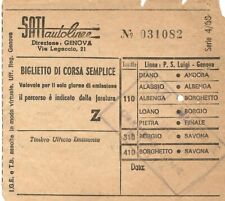 Biglietto vintage autolinee usato  Milano