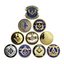 Masonic challenge coin for sale  Shipping to Ireland