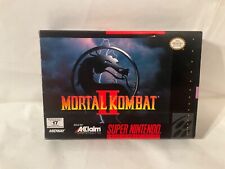 *Somente caixa* SNES Super Nintendo Mortal Kombat II 2 jogo de luta de combate *OEM* comprar usado  Enviando para Brazil