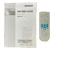 Manual y remoto SOLO para reproductor de VCR Daewoo DV6T811N DVD-VHS probado funciona, usado segunda mano  Embacar hacia Argentina