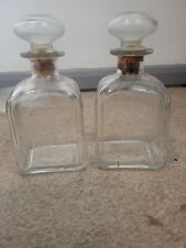 Vintage glass decanters for sale  LOWESTOFT