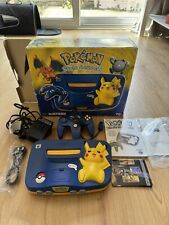 Pikachu nintendo console for sale  STUDLEY