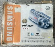 SAMSUNG DIGIMAX U-CA 3 with Zoom 3.2 MP Digital Compact Camera Silver for sale  Shipping to South Africa