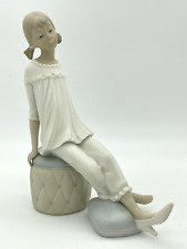 Estatueta LLADRO menina com mães sapato sentado fosco aposentado 1084 comprar usado  Enviando para Brazil
