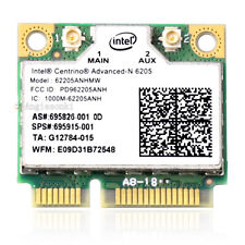 Usado, INTEL CENTRINO ADVANCED-N 6205 WIRELESS PCI EXPRESS 62205ANHMW 2.4/5Ghz 0X9JDY comprar usado  Enviando para Brazil