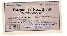 Chèque check banque d'occasion  France