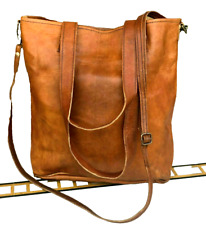 Bolsa tote feminina de couro real vintage bolsa satchel laptop bolsa casual comprar usado  Enviando para Brazil