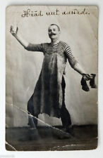 1910 Rusia Imperial feliz borracho Zapatero Posando Foto Antiguo Ruso segunda mano  Embacar hacia Spain