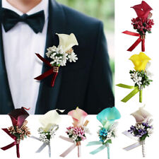 Men corsage suit for sale  Shipping to Ireland