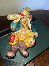 Vintage painted clown for sale  GLOSSOP
