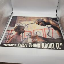 Póster promocional vintage de Pepsi Shaq O'Neil ""Don't Think About It"" 8x10 , usado segunda mano  Embacar hacia Argentina