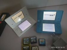 2x Console Nintendo DSi - Bleu et blanche avec 5 jeux d'occasion  Vitrolles