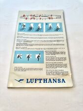Lufthansa safety card gebraucht kaufen  Hersbruck