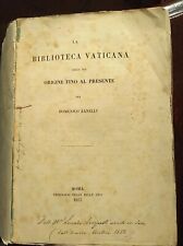 Biblioteca vaticana anno usato  Marsala