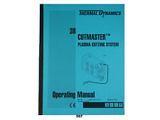 Thermal Dynamics CutMaster 38 Plasma Cutter Operating Manual *987 for sale  Shipping to South Africa