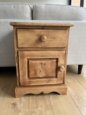 Pine bedside table for sale  CHISLEHURST