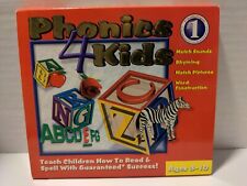 Phonics 4 For Kids Children Cosmic PC Software Windows 98/2000/XP CD-ROM for sale  Shipping to South Africa