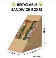 Kraft cardboard sandwich for sale  ISLEWORTH