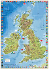 Map united kingdom for sale  BURTON-ON-TRENT