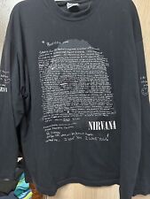 Nirvana shirt vintage for sale  NEWTON AYCLIFFE