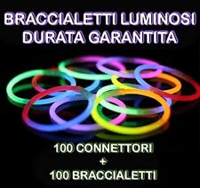 100 braccialetti luminosi usato  Mercato San Severino
