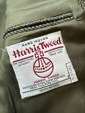 HARRIS TWEED Mens Tweed Blazer Sport Coat Jacket 42R Regular Made In England for sale  Shipping to South Africa