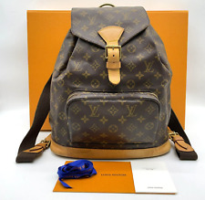 Auténtico bolso mochila Louis Vuitton con monograma Montsouris GM M51135 con caja JN040040 segunda mano  Embacar hacia Argentina