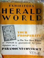 Exhibitors Herald World Magazine Vol. 95 #12 GD 1929 segunda mano  Embacar hacia Argentina