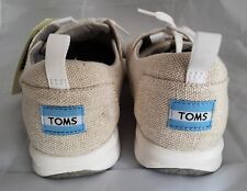 Zapato de lino metálico Toms, talla 10, talla 10, nuevo con caja segunda mano  Embacar hacia Mexico