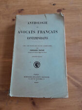 Anthologie avocats français d'occasion  Le Quesnoy