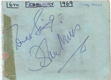 John mills signed for sale  ST. NEOTS