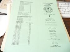 railroad employee timetables for sale  Fairfield