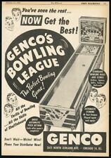1950 genco bowling for sale  Denver