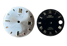 Vintage Technos 100m relógio mostrador numérico romano preto lote original comprar usado  Enviando para Brazil